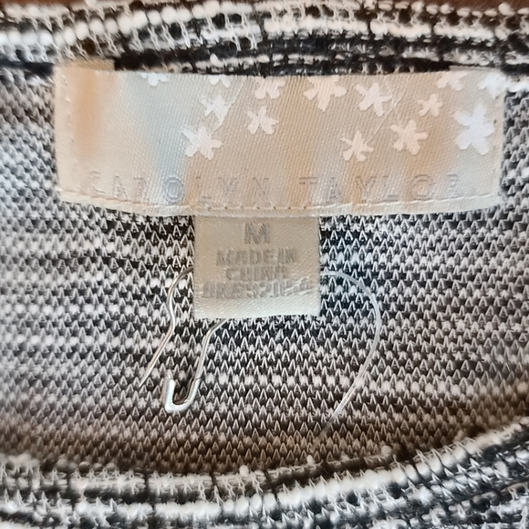 Caroline Taylor textured knit blouse sz M NWT - Picture 4 of 5